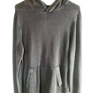 Abercrombie & Fitch Lightweight Hooded Sweatshirt - Men's Medium (Green & Black)